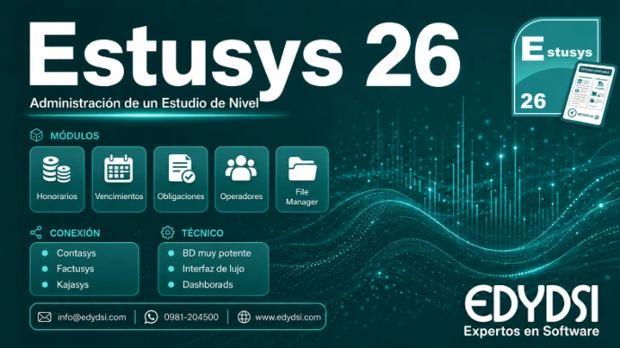 Splash del ESTUSYS 26