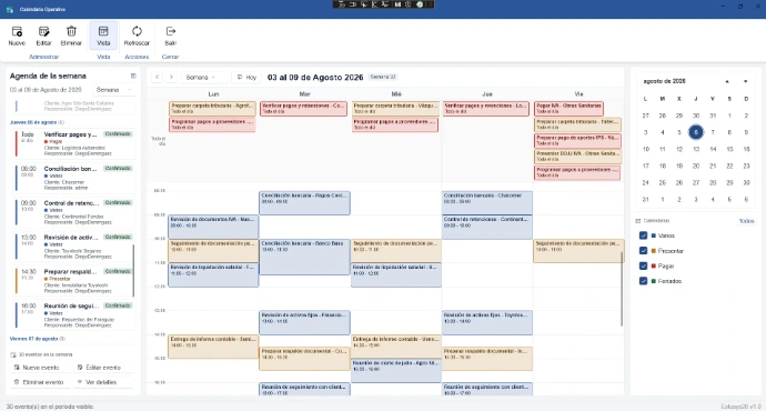 Calendario mensual