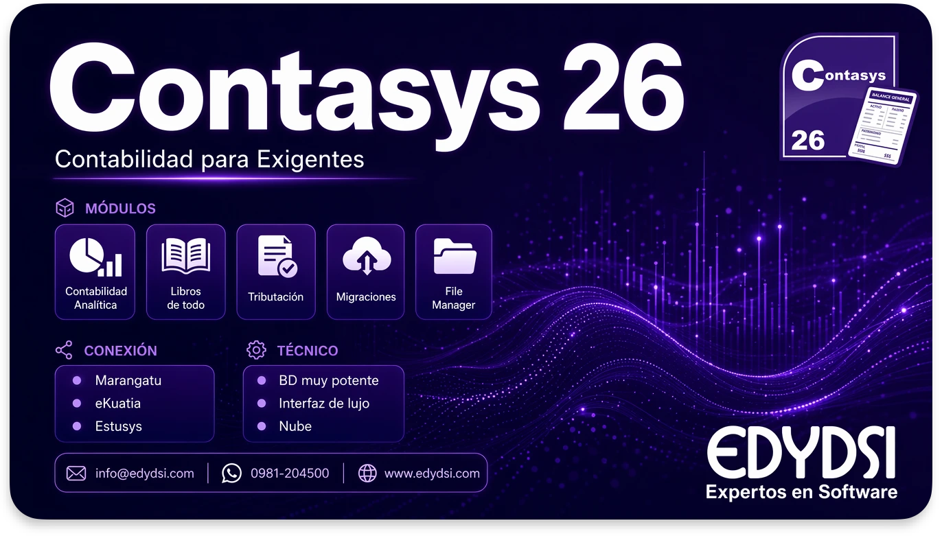 CONTASYS 26 · Contabilidad y tributación de punta a punta